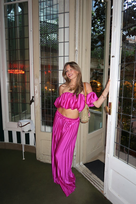Noa | Two-Piece Satin Set